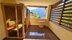 Casa Vignolet : la finestra su Pont-Saint-Martin